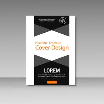 Vector brochure design template Stock Illustration