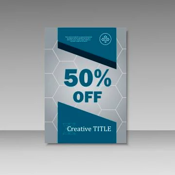 Vector brochure design template Stock Illustration