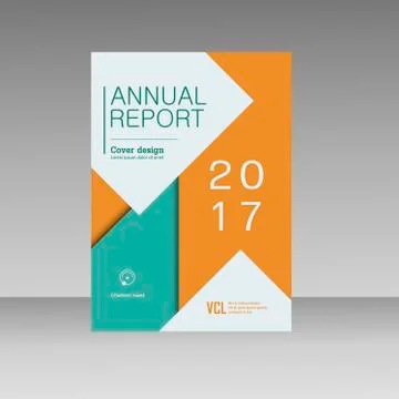 Vector brochure design template Stock Illustration