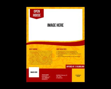 Vector Brochure Flyer Design Layout Template Stock Illustration