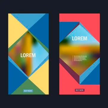 Vector brochure flyer modern design template Stock Illustration