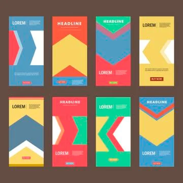 Vector brochure flyer modern design template Stock Illustration