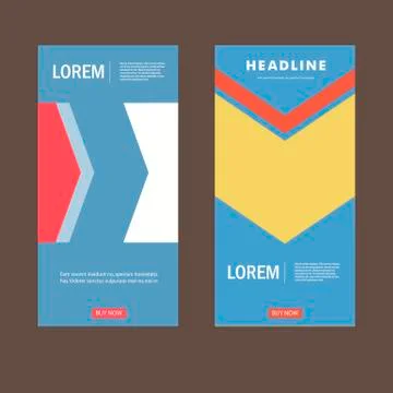 Vector brochure flyer modern design template Stock Illustration