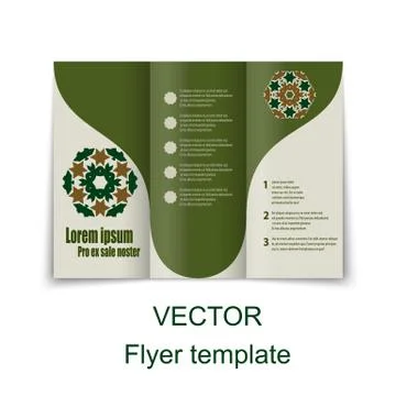 Vector Brochure Layout Design Template Stock Illustration