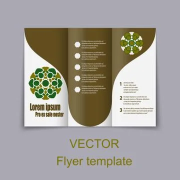 Vector Brochure Layout Design Template Stock Illustration