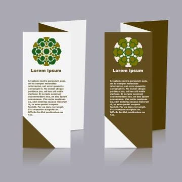 Vector Brochure Layout Design Template Stock Illustration
