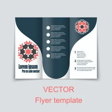Vector Brochure Layout Design Template Stock Illustration