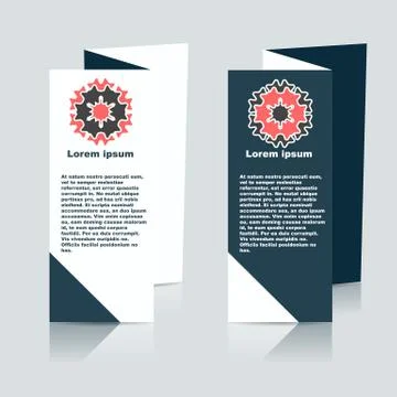 Vector Brochure Layout Design Template Stock Illustration