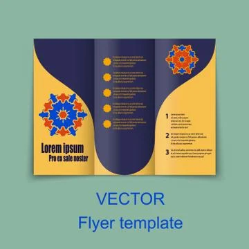 Vector Brochure Layout Design Template Stock Illustration