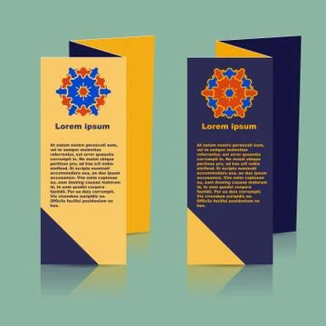 Vector Brochure Layout Design Template Stock Illustration