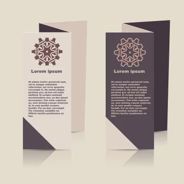 Vector Brochure Layout Design Template Stock Illustration