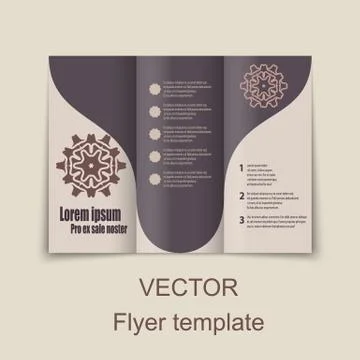 Vector Brochure Layout Design Template Stock Illustration