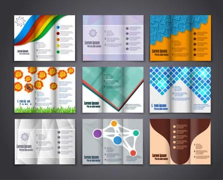 Vector Brochure Layout Design Template Stock Illustration