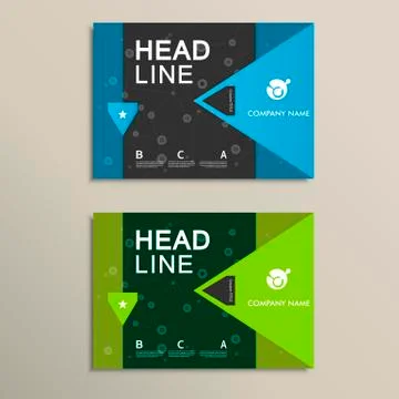 Vector brochure layout design template Stock Illustration