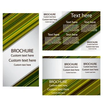 Vector Brochure Layout Design Template Stock Illustration