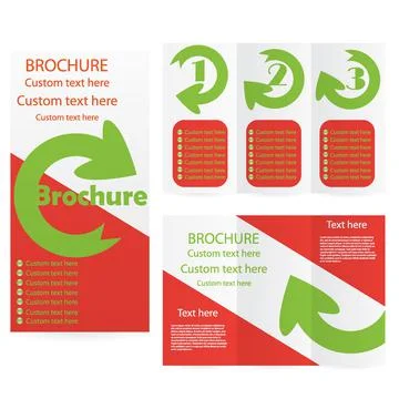 Vector Brochure Layout Design Template Stock Illustration