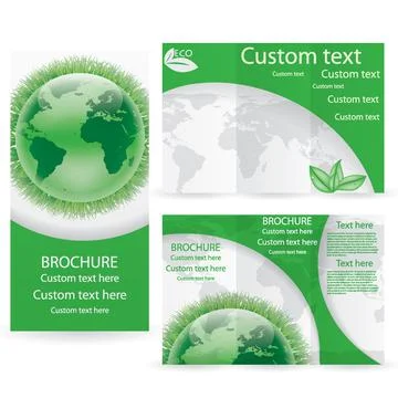 Vector Brochure Layout Design Template Stock Illustration