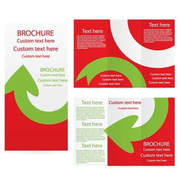 Vector Brochure Layout Design Template Stock Illustration