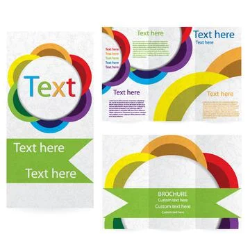 Vector Brochure Layout Design Template Stock Illustration