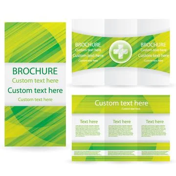 Vector Brochure Layout Design Template Stock Illustration
