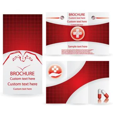 Vector Brochure Layout Design Template Stock-Illustration