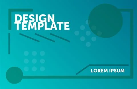 Vector brochure template design with cubes and arrows elements. Stock Illustration