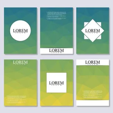 Vector brochure template, flyer, cover magazine in A4 size. Business abstract Stock Illustration