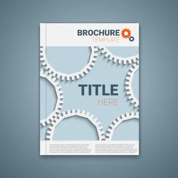 Vector  brochure template Stock Illustration
