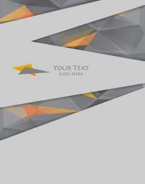 Vector brochure template Stock Illustration