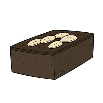 Vector of brownie Stock Illustration