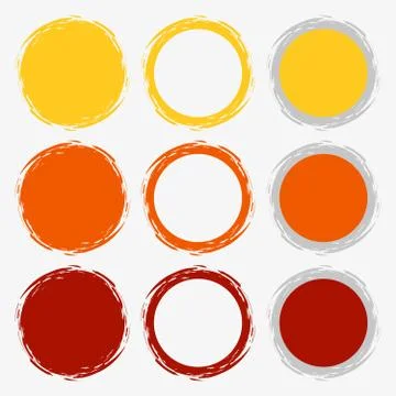 Vector brush smudges Stock Illustration