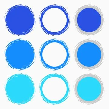 Vector brush smudges Stock Illustration