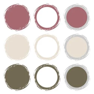 Vector brush smudges Illustrazione stock