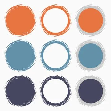 Vector brush smudges Stock Illustration