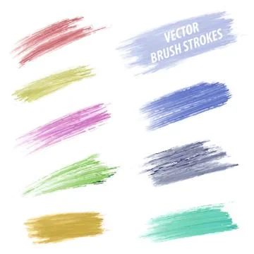 Vector Brush Stroke Stock Illustration