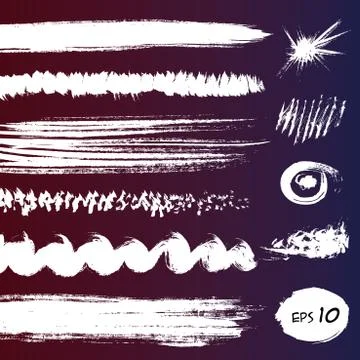 Vector brush stroke Illustrazione stock