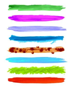 Vector brush strokes 3 Illustrazione stock