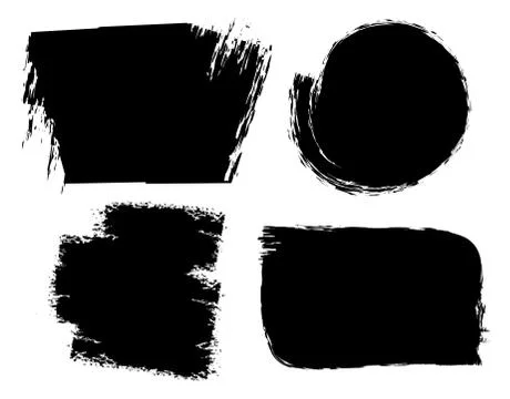 Vector brush strokes grunge backgrounds Illustrazione stock