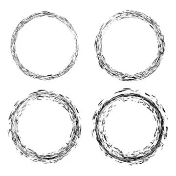 Vector brush strokes grunge backgrounds Stock Illustration