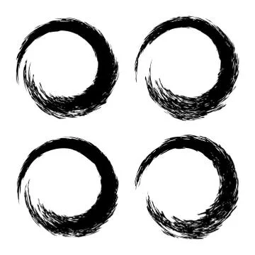 Vector brush strokes grunge backgrounds Stock Illustration