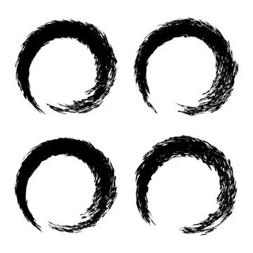 Vector brush strokes grunge backgrounds Stock Illustration