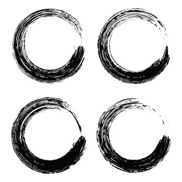 Vector brush strokes grunge backgrounds Stock Illustration