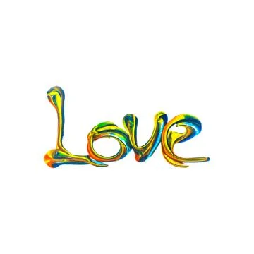 Vector brush strokes text eps10 ready file Stock Illustration