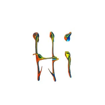 Vector brush strokes text eps10 ready file Stock Illustration