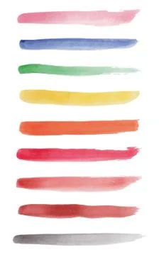 Vector brushes collection for your brush tool in adobe illustrator. 스톡 일러스트