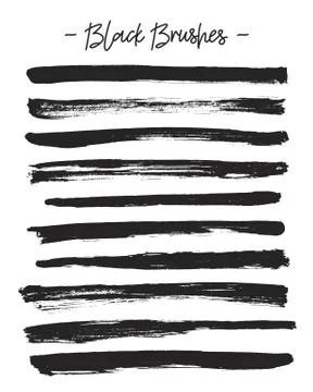 Vector brushes. Elements for design イラスト素材