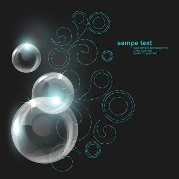 Vector bubble Stock Illustration