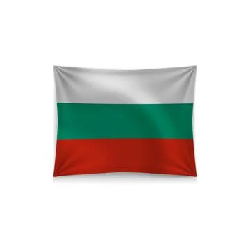 Vector Bulgaria flag Stock Illustration
