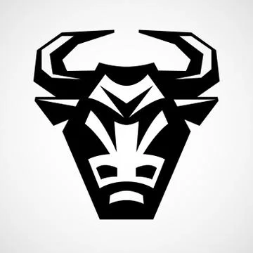 Vector bull head Stock-Illustration