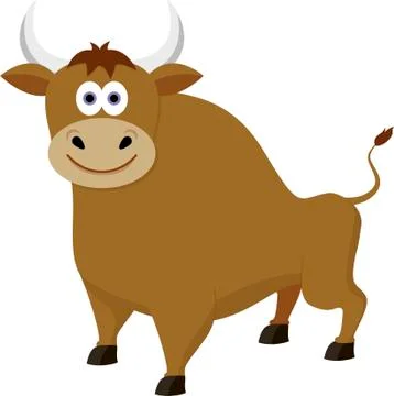 Vector bull Stock Illustration
